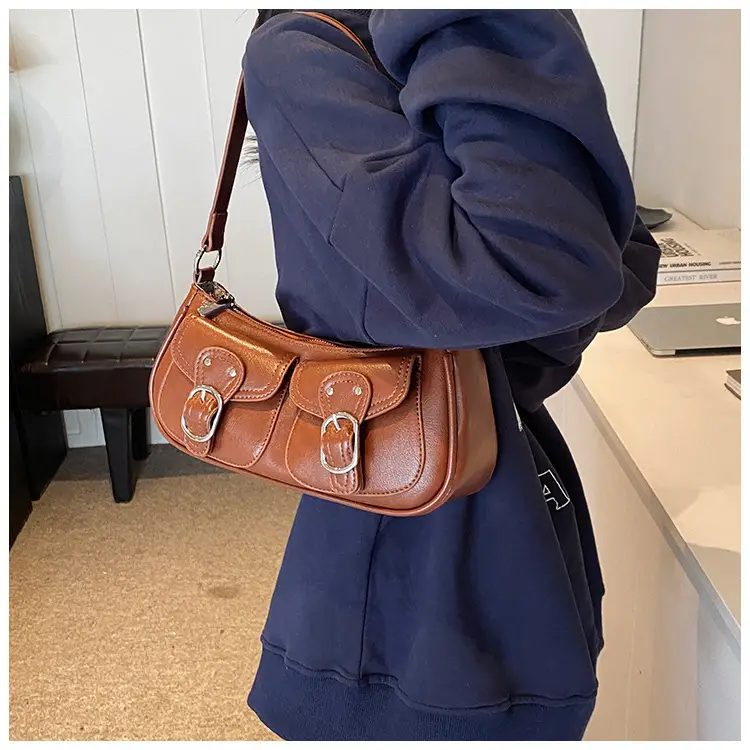 Brown Textured Crossbody Bag for Women 2024 — feature 39