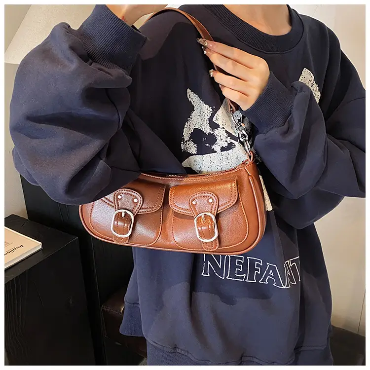 Brown Textured Crossbody Bag for Women 2024 — feature 41