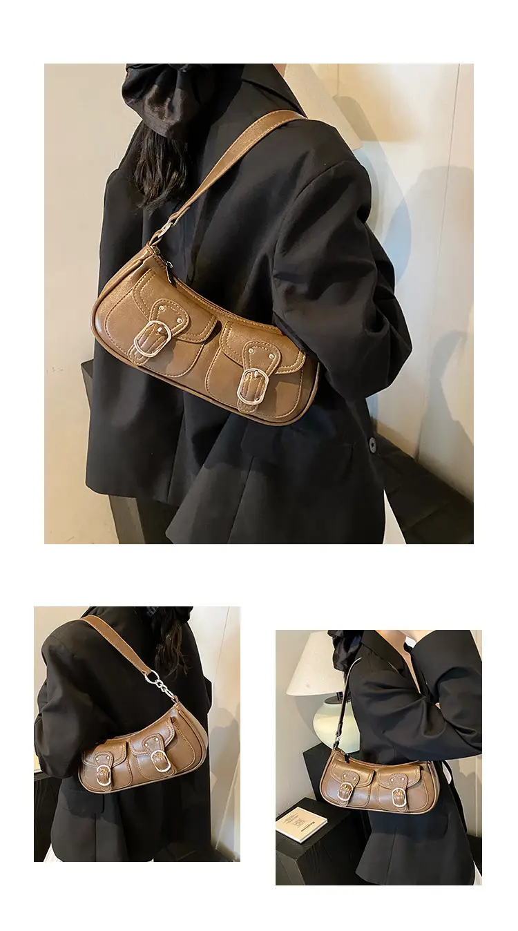 Brown Textured Crossbody Bag for Women 2024 — feature 5