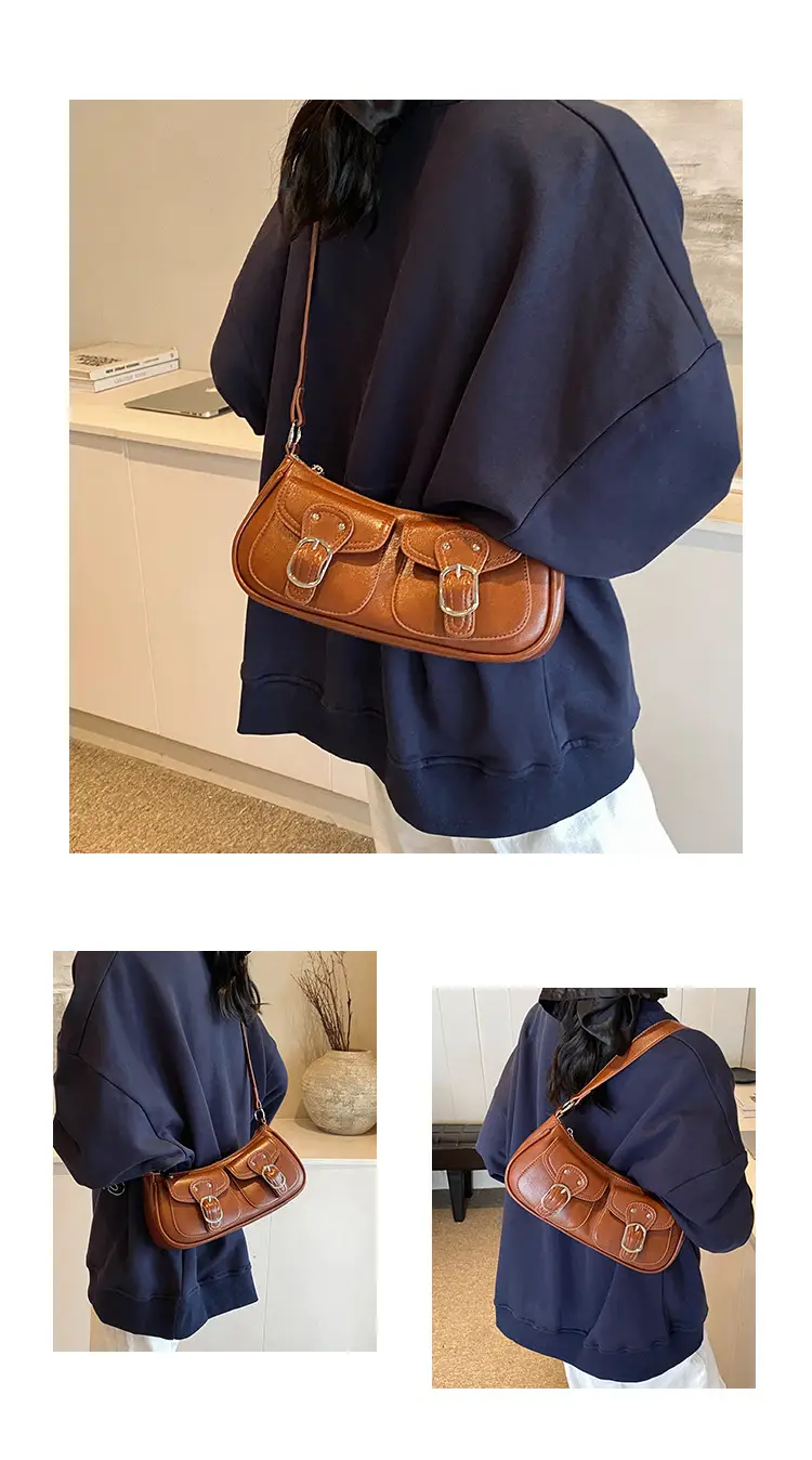 Brown Textured Crossbody Bag for Women 2024 — feature 6