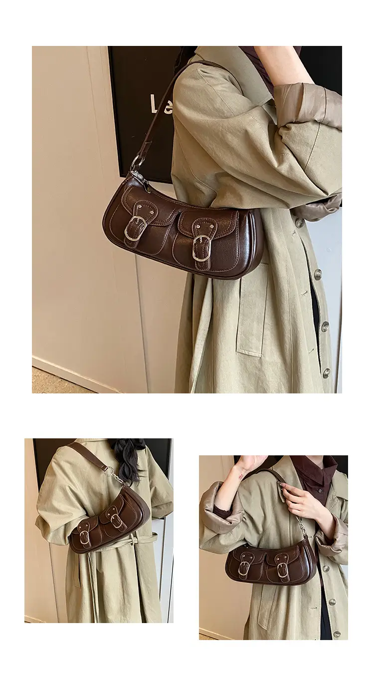 Brown Textured Crossbody Bag for Women 2024 — feature 8