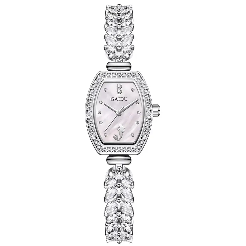 Women's Mermaid Strap Watch with Full Diamond Bracelet - Image 7