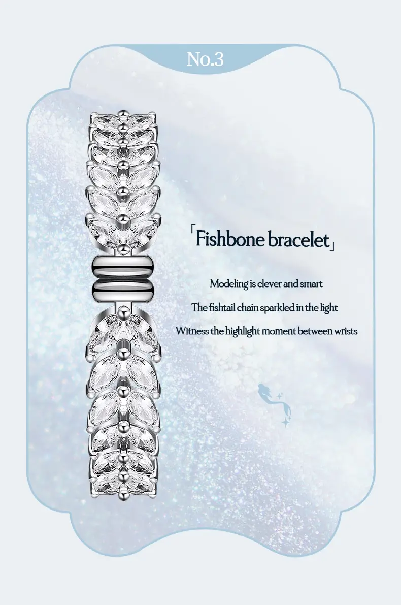 Women's Mermaid Strap Watch with Full Diamond Bracelet — feature 22