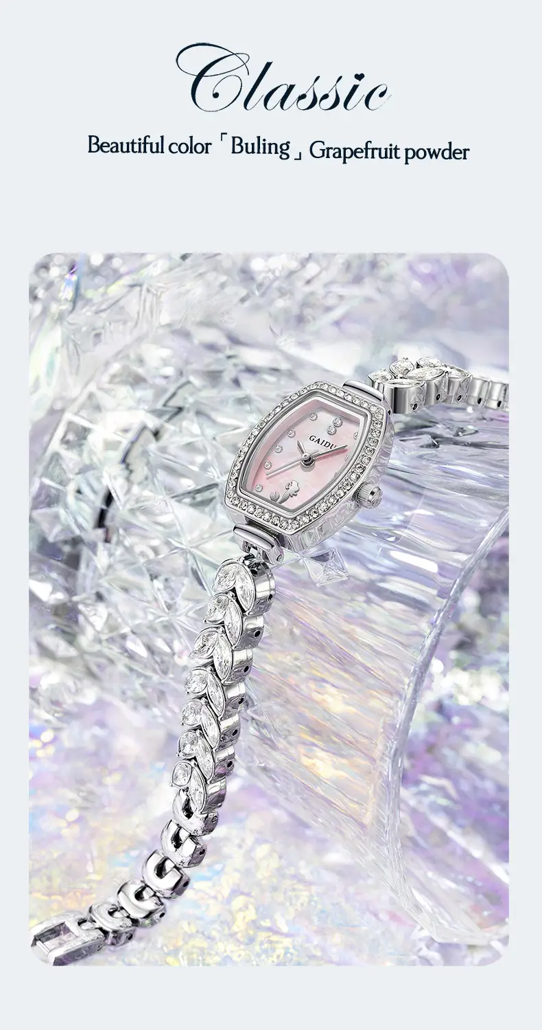 Women's Mermaid Strap Watch with Full Diamond Bracelet — feature 23