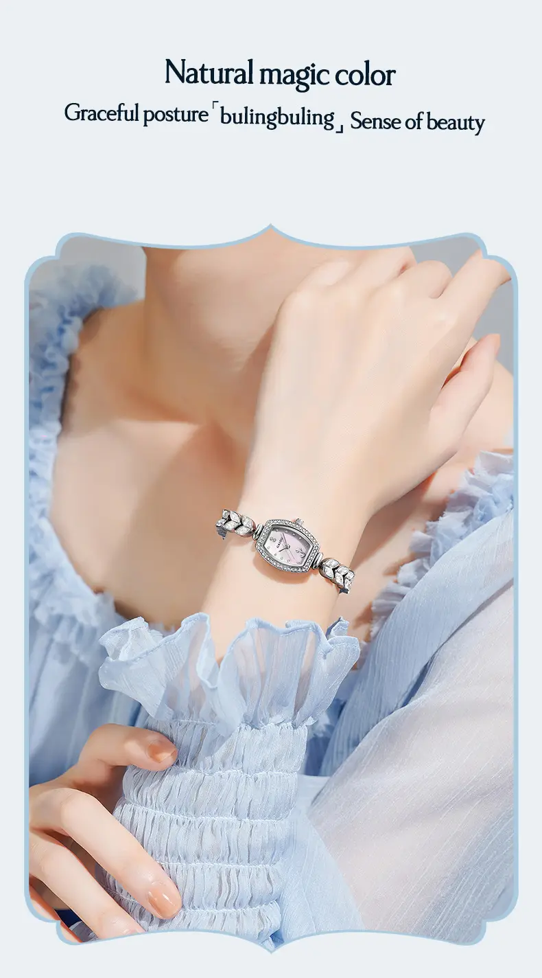 Women's Mermaid Strap Watch with Full Diamond Bracelet — feature 24