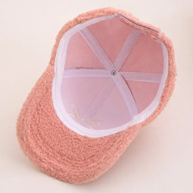 Winter Sweet Embroidered Bow Cap for Girls — feature 17
