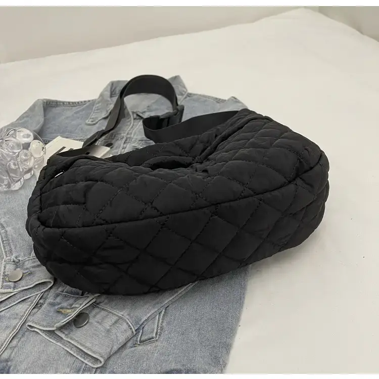 Orange Quilted Shoulder Bag for Women — feature 23