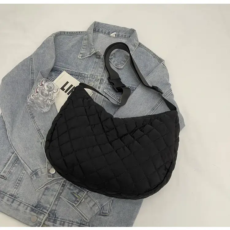 Orange Quilted Shoulder Bag for Women — feature 25