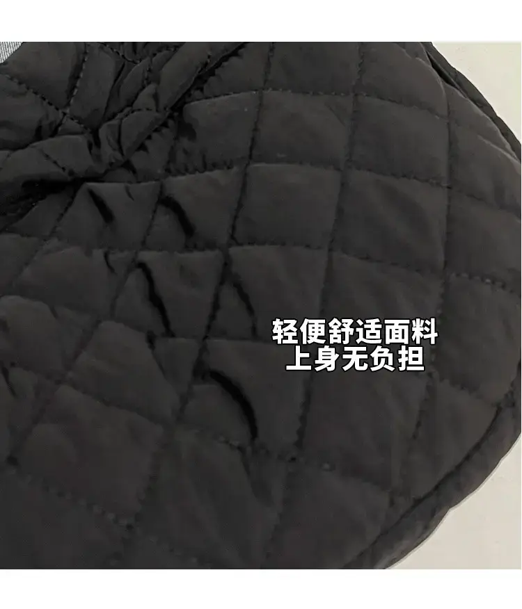 Orange Quilted Shoulder Bag for Women — feature 6