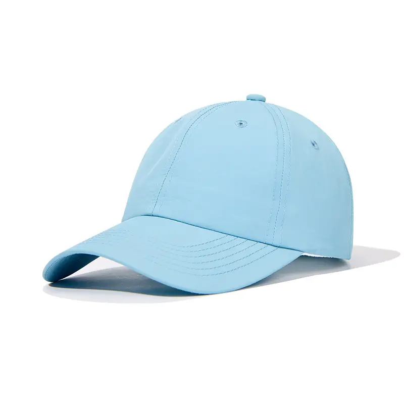 Men's Light Blue Baseball Cap Lightweight Nylon