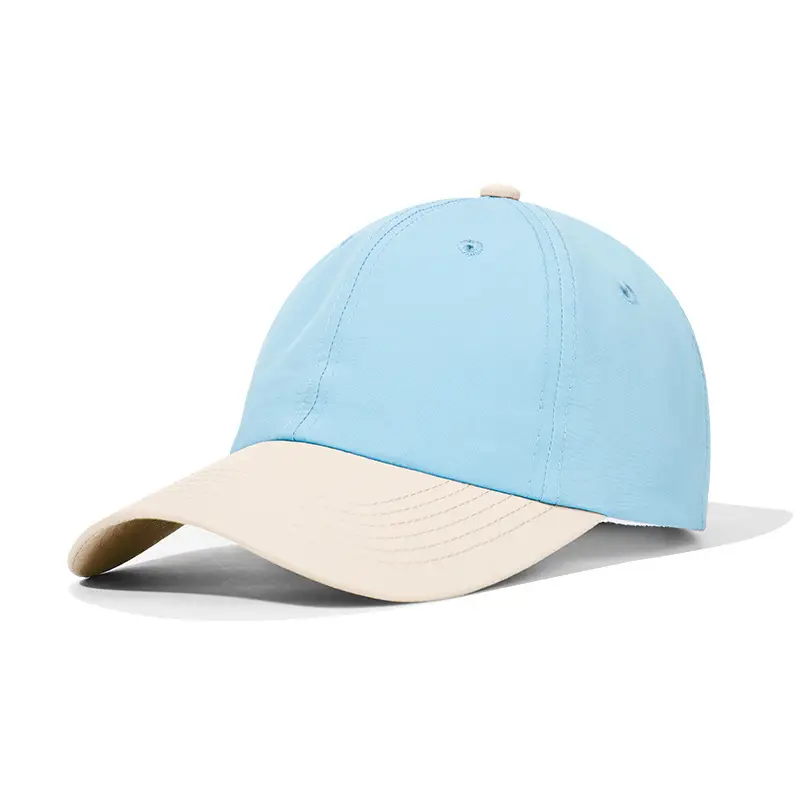 Men's Light Blue Baseball Cap Lightweight Nylon
