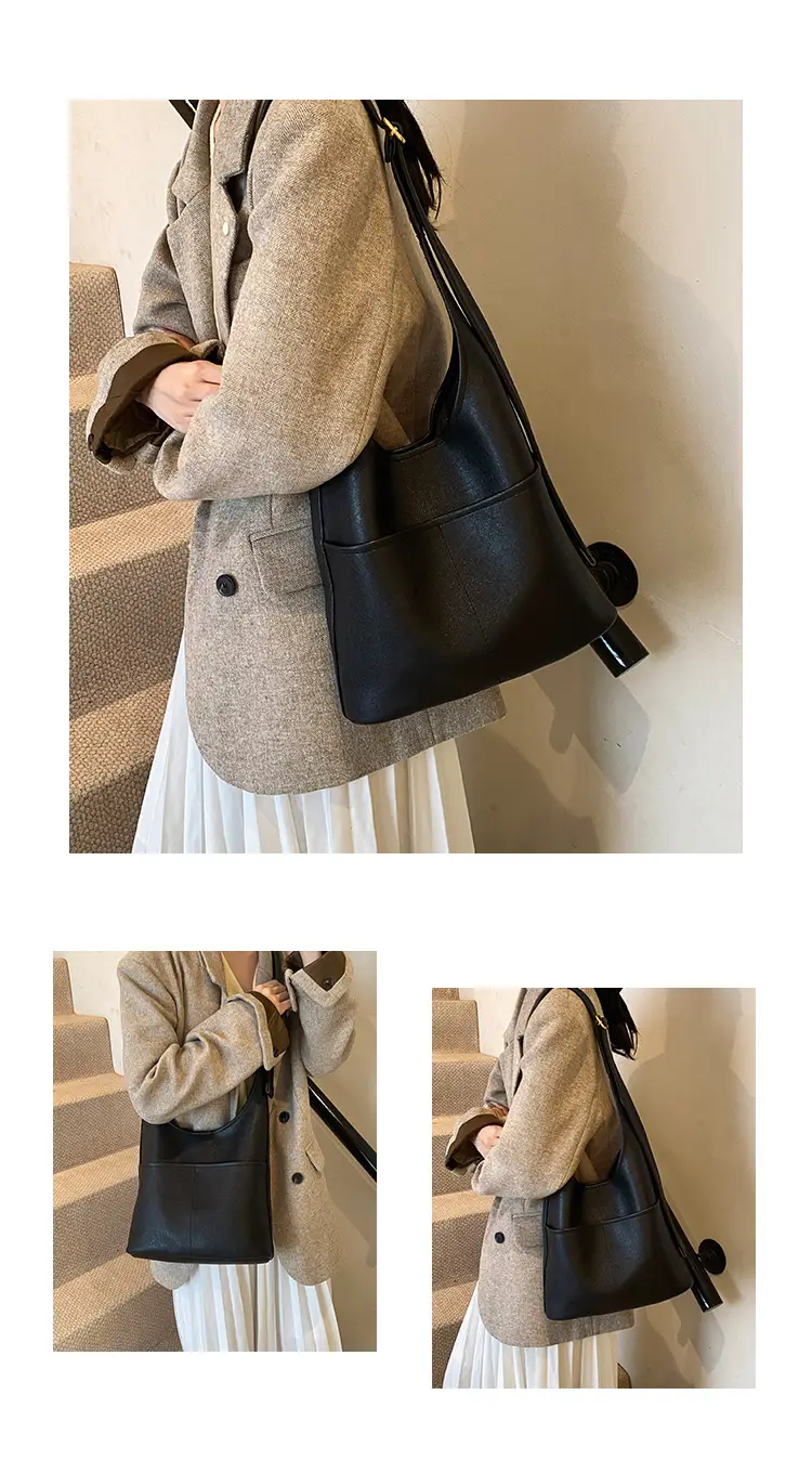 Vintage Brown Leather Shoulder Bag for Women 2024 — feature 10