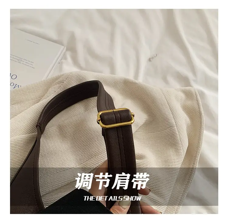 Vintage Brown Leather Shoulder Bag for Women 2024 — feature 6