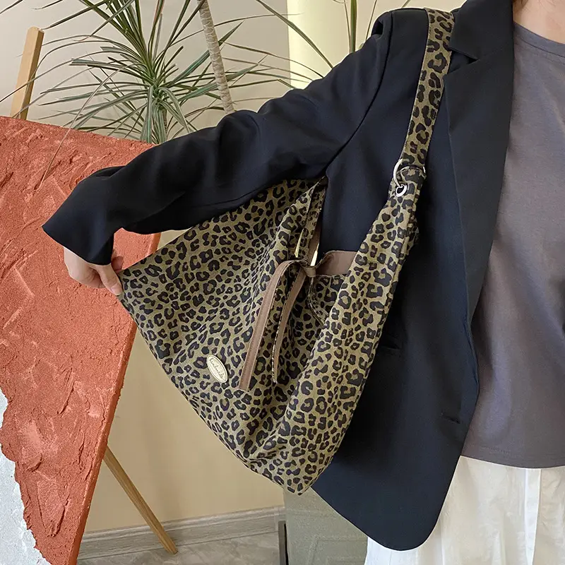 Leopard Print Shoulder Bag for Women Autumn New - Image 4