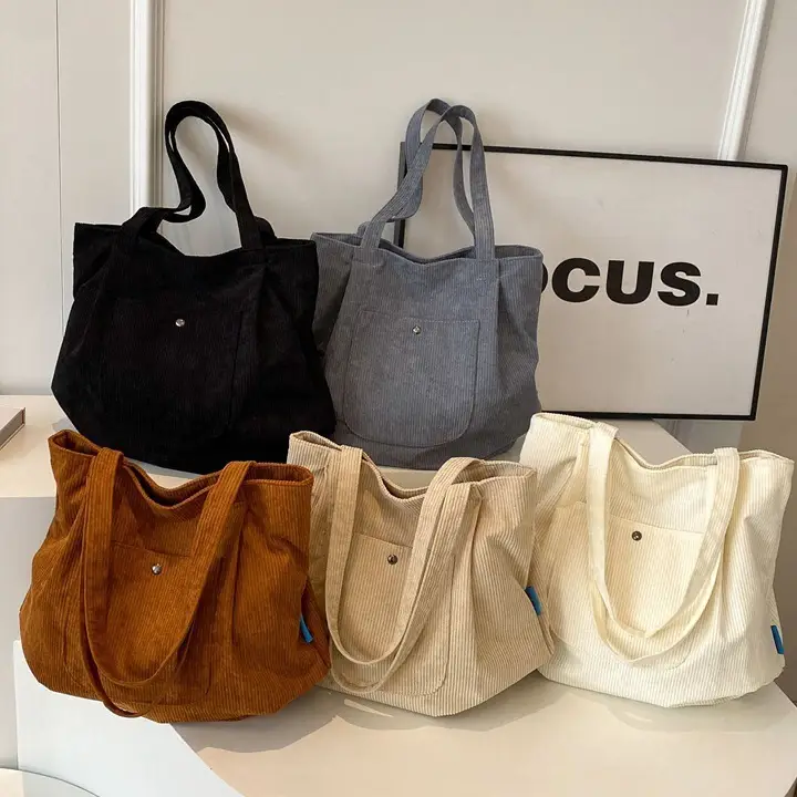 2024 Winter Velvet Shoulder Tote Bag Women Large Capacity - Image 10