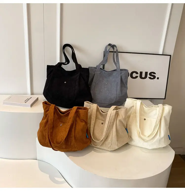 2024 Winter Velvet Shoulder Tote Bag Women Large Capacity — feature 16