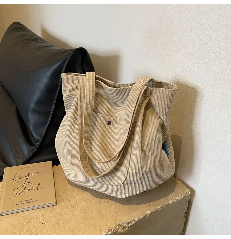 2024 Winter Velvet Shoulder Tote Bag Women Large Capacity — feature 18