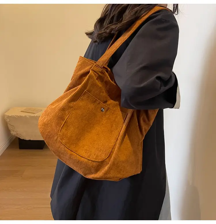 2024 Winter Velvet Shoulder Tote Bag Women Large Capacity — feature 22