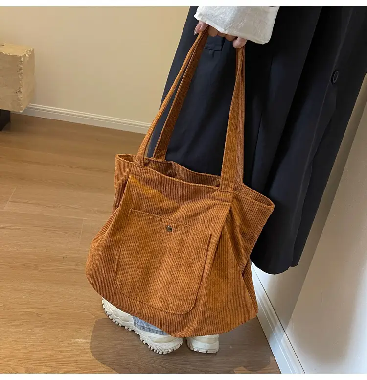 2024 Winter Velvet Shoulder Tote Bag Women Large Capacity — feature 25