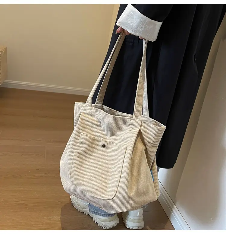 2024 Winter Velvet Shoulder Tote Bag Women Large Capacity — feature 29