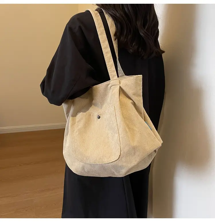 2024 Winter Velvet Shoulder Tote Bag Women Large Capacity — feature 31