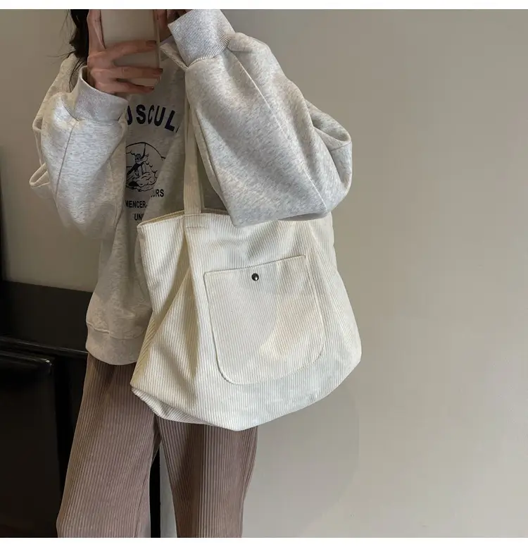 2024 Winter Velvet Shoulder Tote Bag Women Large Capacity — feature 33