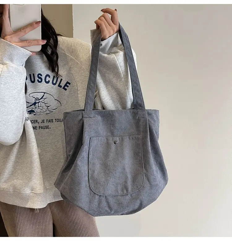 2024 Winter Velvet Shoulder Tote Bag Women Large Capacity — feature 36