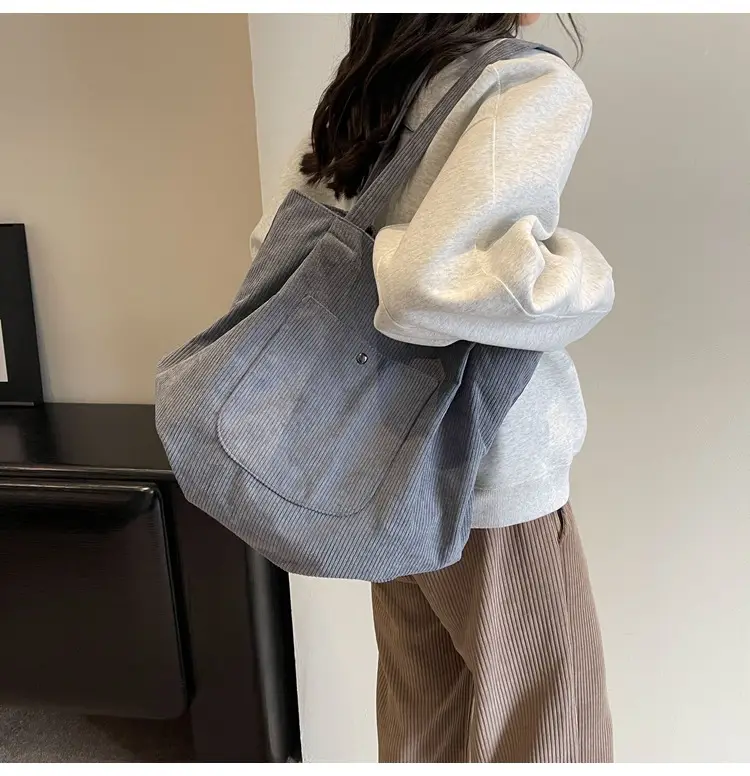 2024 Winter Velvet Shoulder Tote Bag Women Large Capacity — feature 38