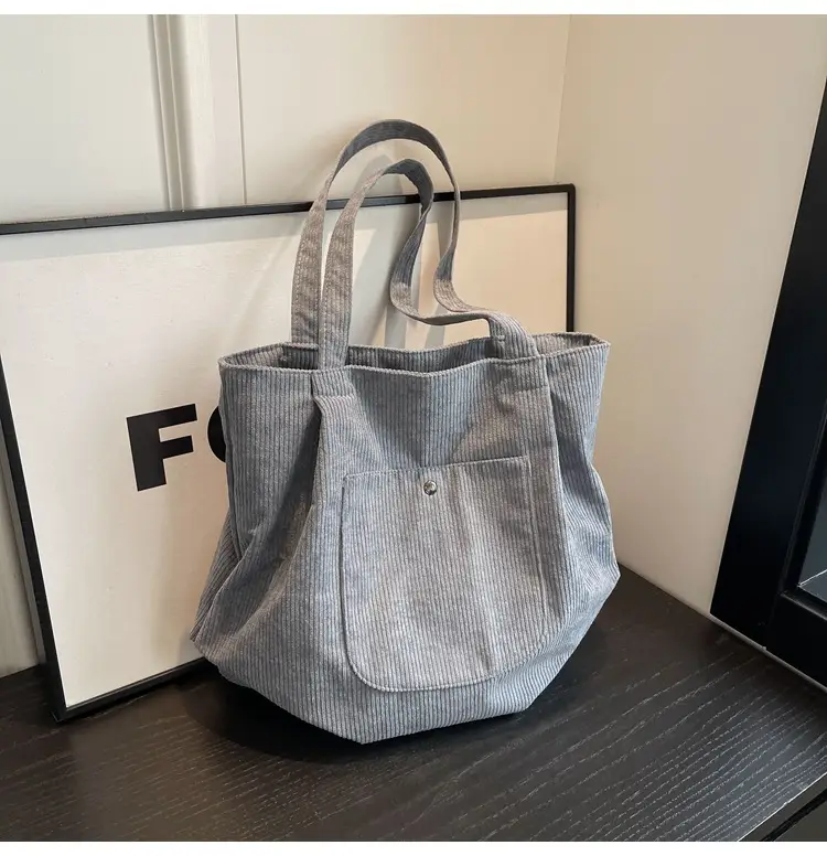 2024 Winter Velvet Shoulder Tote Bag Women Large Capacity — feature 39