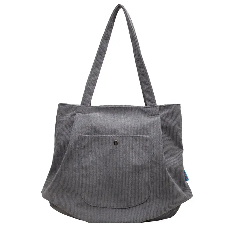 2024 Winter Velvet Shoulder Tote Bag Women Large Capacity - Image 2