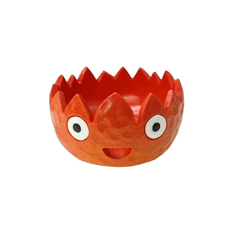 Flame Yarn Bowl for Kids Halloween Gift