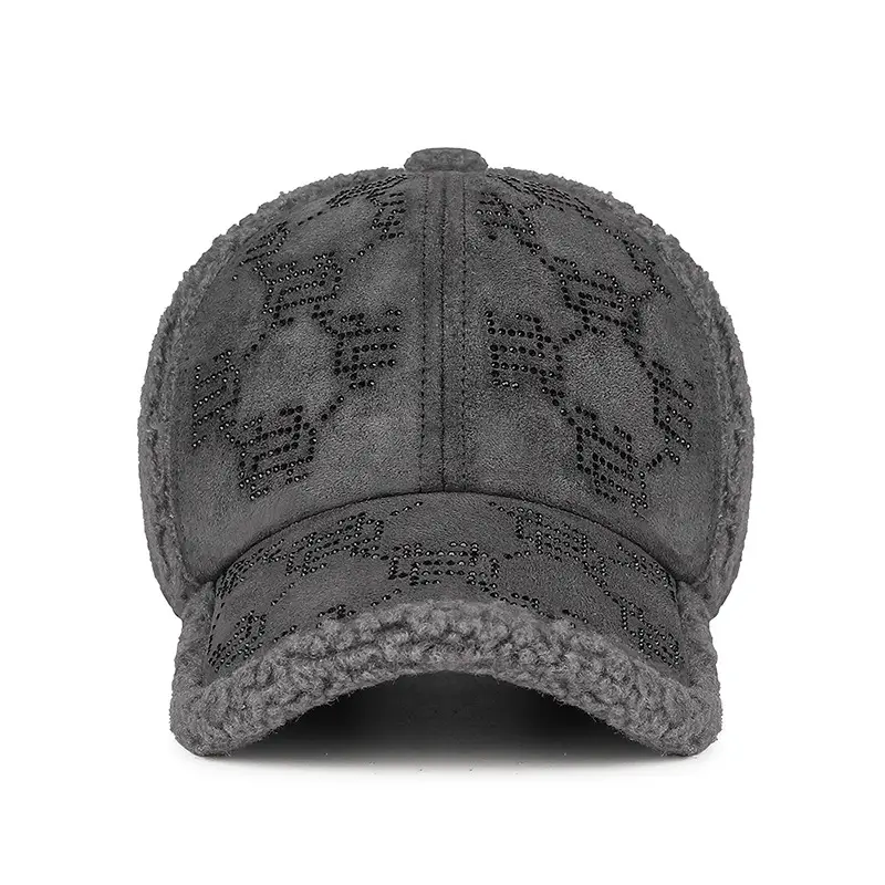Winter Lamb Velvet Baseball Cap for Women Multi Color - Image 11