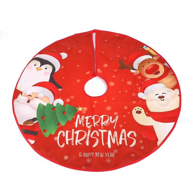 New Cross-border Christmas Tree Dress Crafts Cartoon Printed Christmas Products Ornaments - Image 16