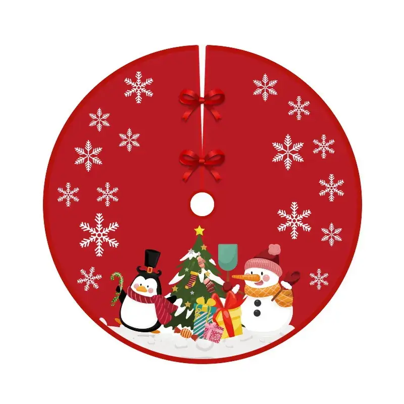New Cross-border Christmas Tree Dress Crafts Cartoon Printed Christmas Products Ornaments - Image 8