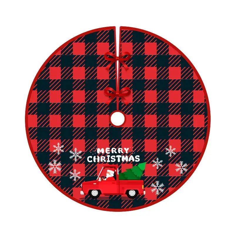 New Cross-border Christmas Tree Dress Crafts Cartoon Printed Christmas Products Ornaments - Image 11