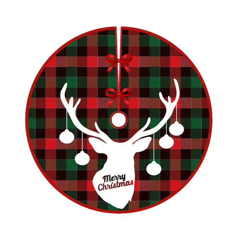 New Cross-border Christmas Tree Dress Crafts Cartoon Printed Christmas Products Ornaments - Image 3