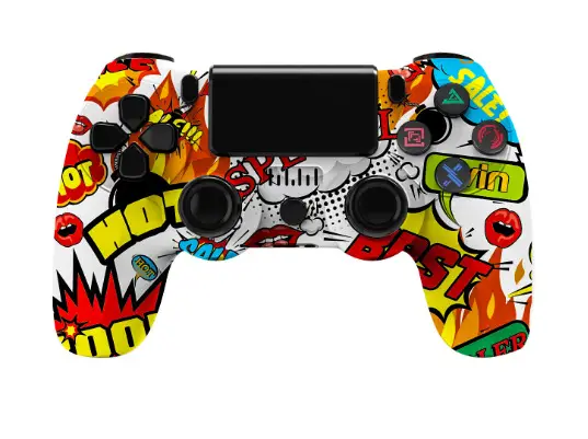 Crossbody Wireless Bluetooth Game Controller with Vibrant Design