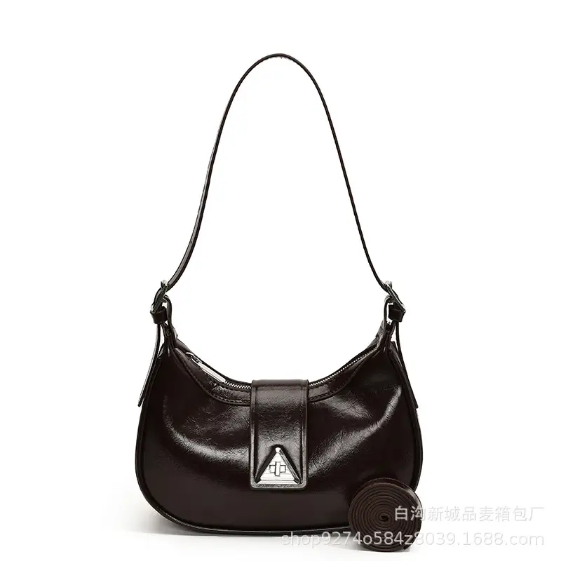 Vintage Red Leather Crossbody Bag for Women 2026 - Image 9
