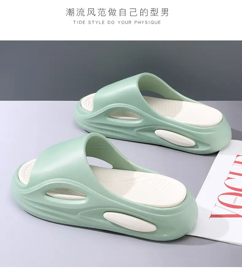 Thick-Soled Eva Flip-Flops for Women, Comfortable Home Slippers, Height-Increasing, Odor-Resistant, Non-Slip, Versatile Outdoor Slippers, Customizable — feature 34