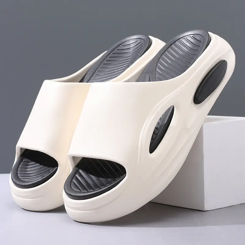 Thick-Soled Eva Flip-Flops for Women, Comfortable Home Slippers, Height-Increasing, Odor-Resistant, Non-Slip, Versatile Outdoor Slippers, Customizable - Image 2