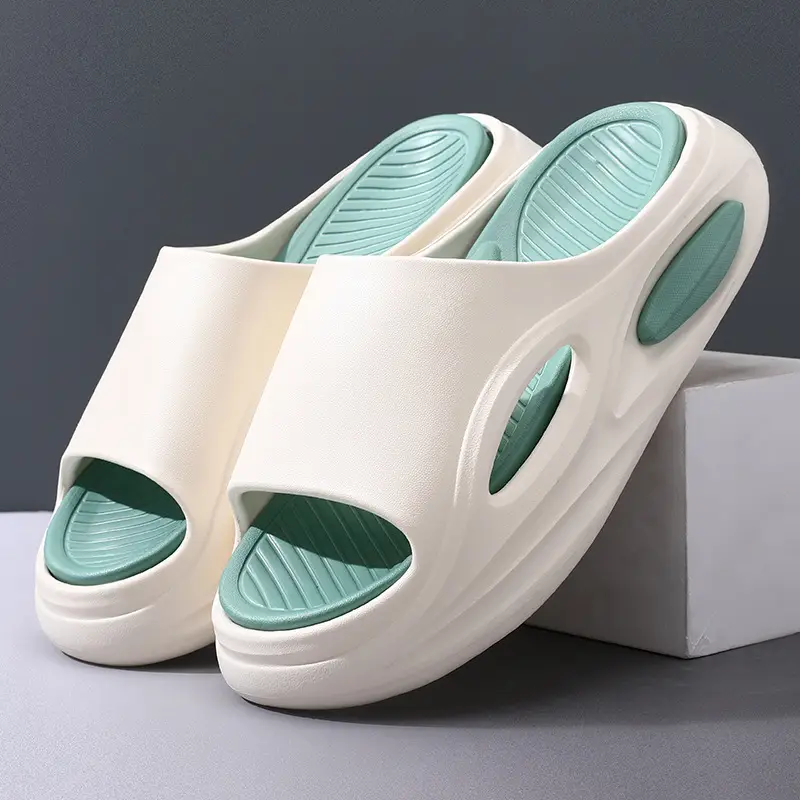 Thick-Soled Eva Flip-Flops for Women, Comfortable Home Slippers, Height-Increasing, Odor-Resistant, Non-Slip, Versatile Outdoor Slippers, Customizable - Image 4