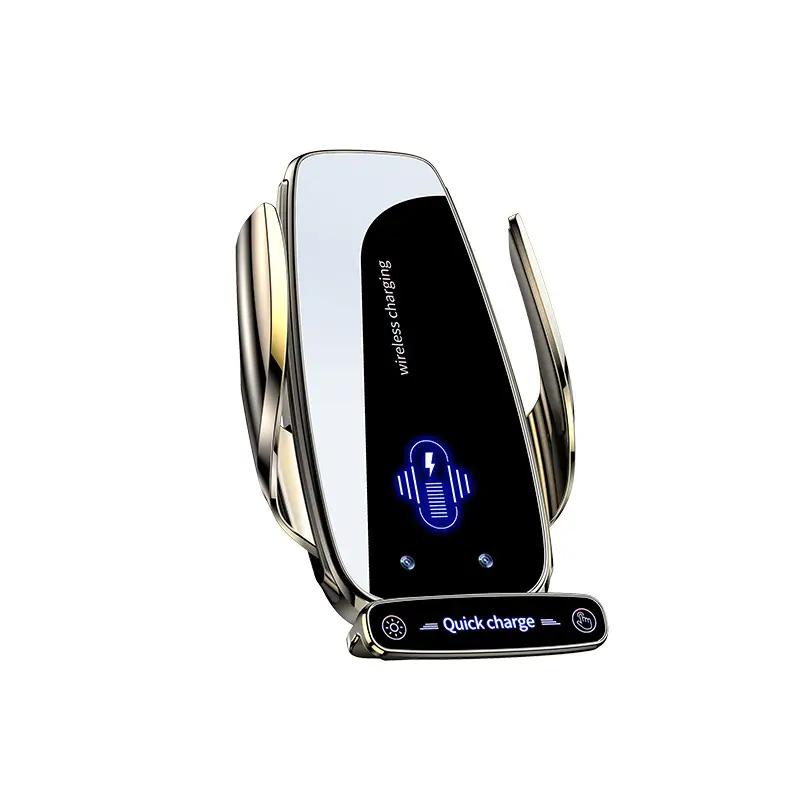 2025 New Car Phone Holder Wireless Charger Black