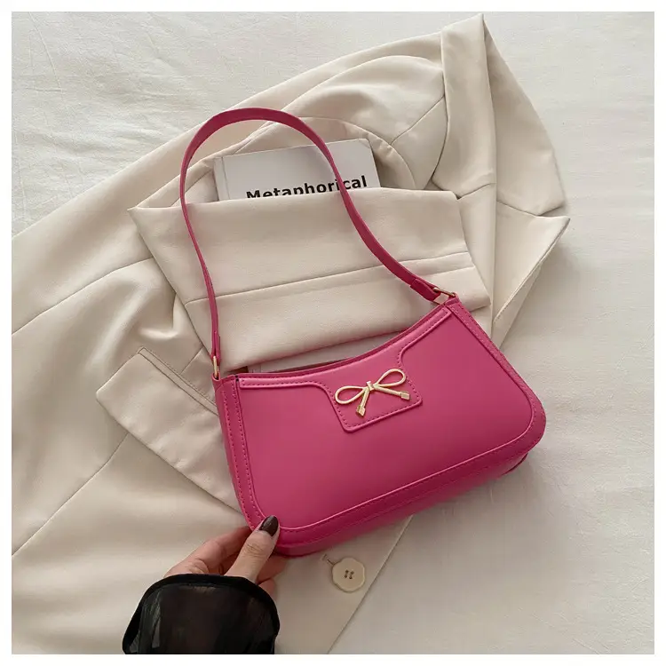 Pink Bow Shoulder Bag for Women 2025 Korean Style — feature 13