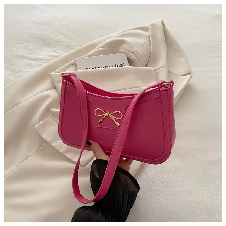 Pink Bow Shoulder Bag for Women 2025 Korean Style — feature 16