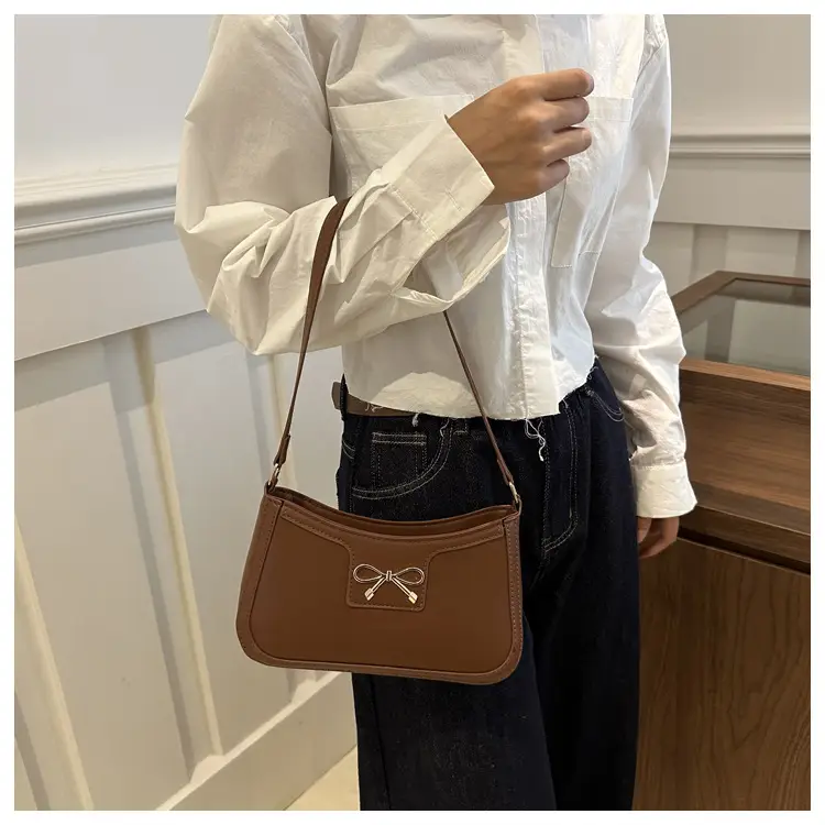 Pink Bow Shoulder Bag for Women 2025 Korean Style — feature 43