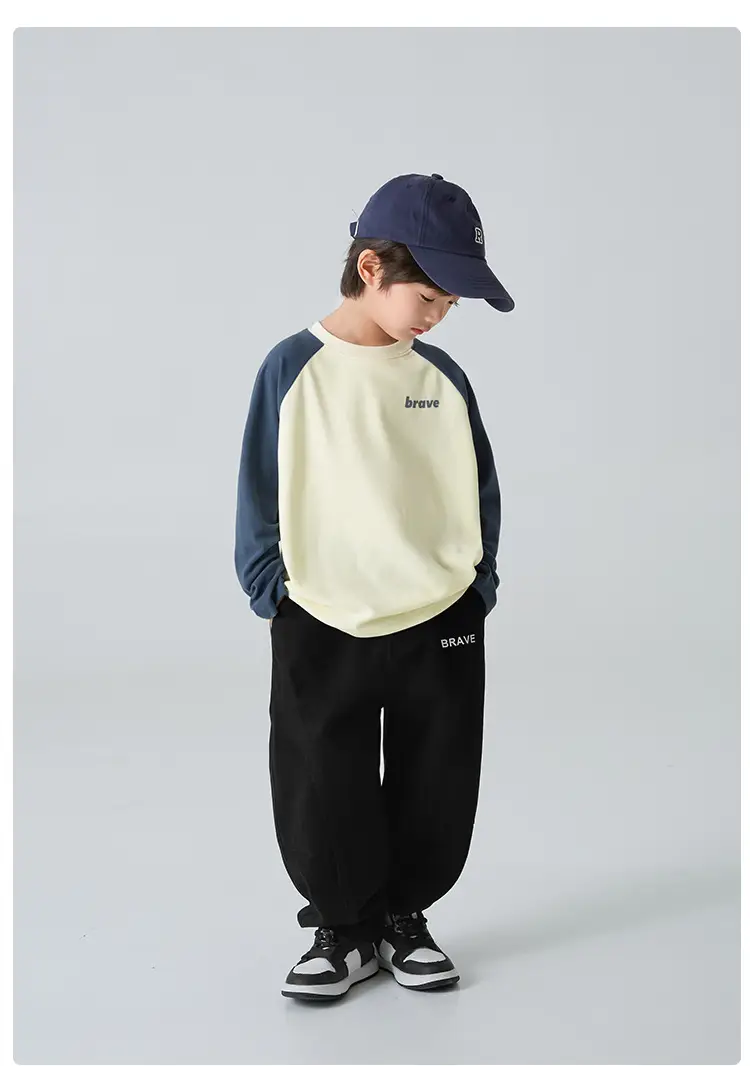 Boys Velvet Long Sleeve T-Shirt Warm Winter Top — feature 10