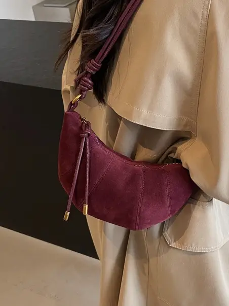 Women Retro Frosted Shoulder Bag Brown 2026 - Image 7