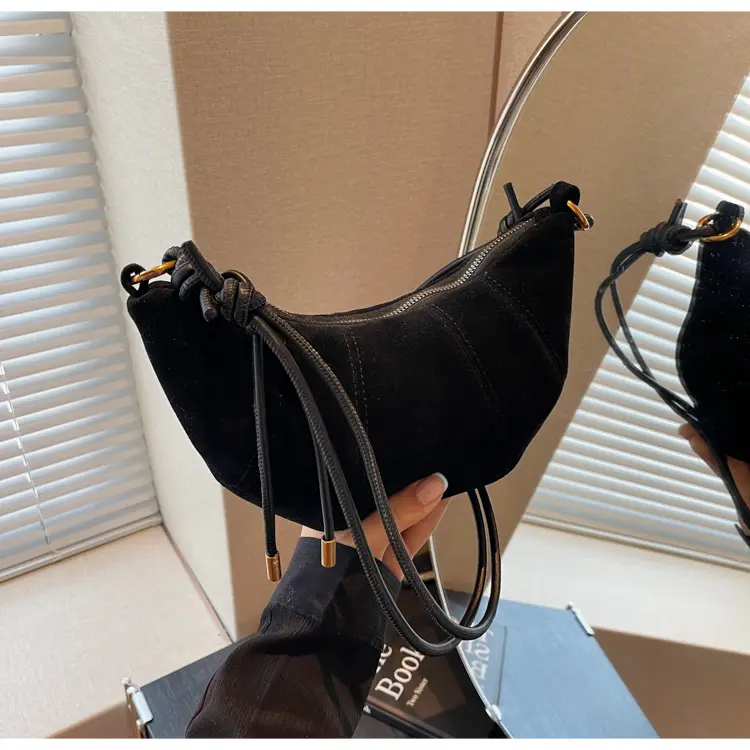 Women Retro Frosted Shoulder Bag Brown 2026 — feature 13