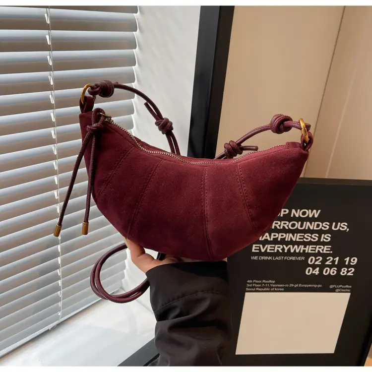 Women Retro Frosted Shoulder Bag Brown 2026 — feature 16