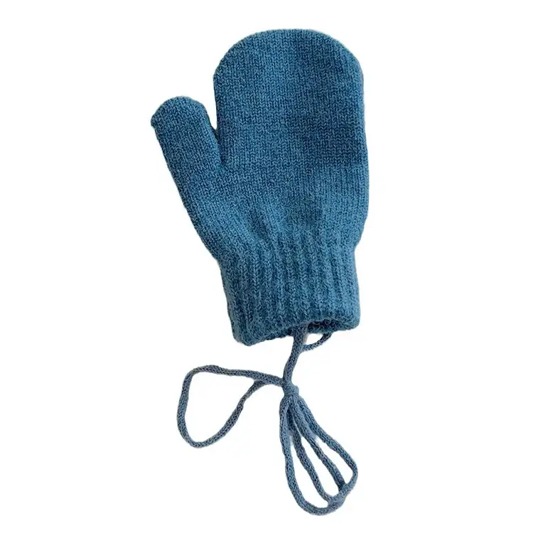 South Korea Ins Style Children's Warm Gloves Winter Cold-proof Finger Cover for Boys and Girls Baby Cycling Snow 1-4